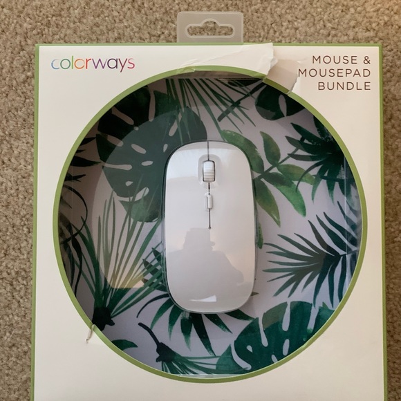 Computer Mouse and Pad - Picture 1 of 2